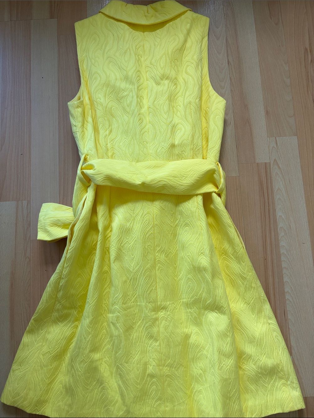 Milly of New York Chartreuse Textured Fabric Dress - Picture 4 of 4